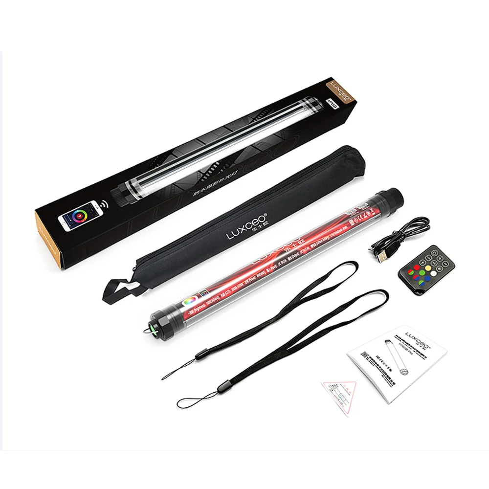 LUXCEO P7RGB PRO - Waterproof RGB Tube Light - Video/Photography Light Wand with Built-In Battery, Power Bank, Remote & Bluetooth - Image 6