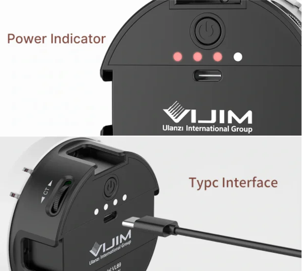 VIJIM VL69 Laptop Mini Video Light Kit with Suction Cup - Great For Video Conferencing, Zoom Calls, Live Streaming & Content Creation - Image 3