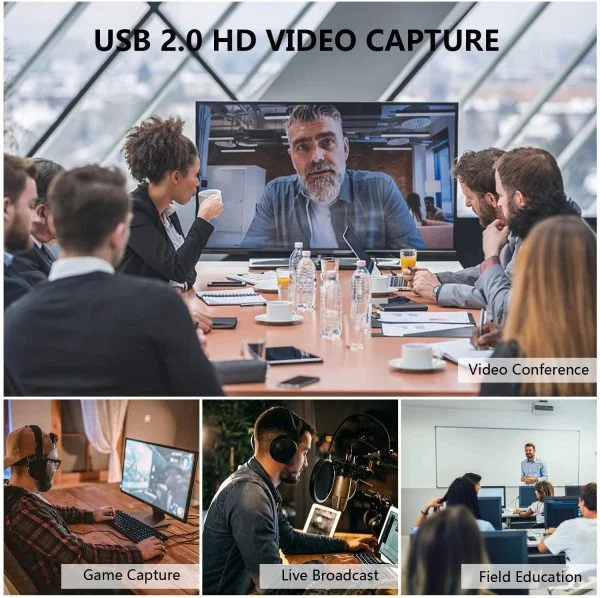 USB HDMI Video Capture Card - for PS4 & X-Box, Game Streaming, Video Editing, YouTube Content Creation - Image 4