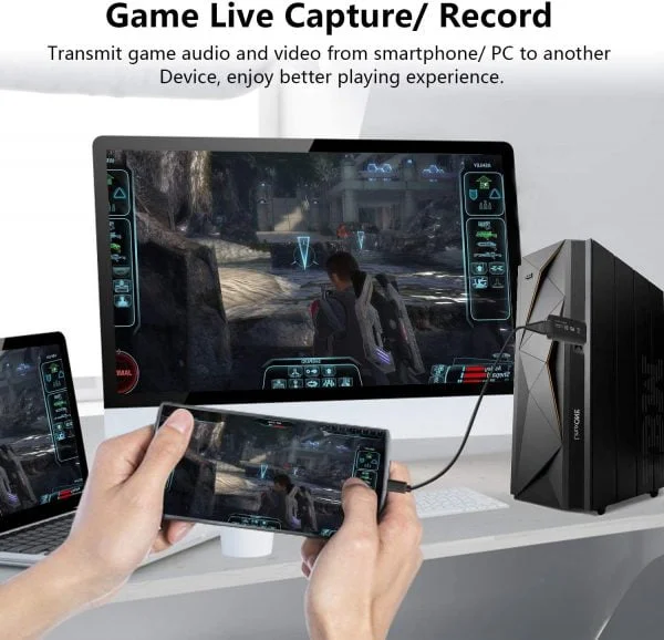 USB HDMI Video Capture Card - for PS4 & X-Box, Game Streaming, Video Editing, YouTube Content Creation - Image 5